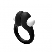 Черное эрекционное кольцо Zippy Vibrating Ring With Bullet - Adrien Lastic - в Ессентуках купить с доставкой