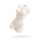 Белая интерьерная свеча в форме женского торса - 850 гр. - Pecado - купить с доставкой в Ессентуках