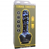 Черно-синяя мини-машина на присоске Tendril Thruster - 21,6 см. - Doc Johnson - купить с доставкой в Ессентуках