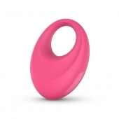 Розовое интерактивное эрекционное виброкольцо Leo - Easy toys - в Ессентуках купить с доставкой