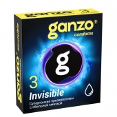 Супертонкие презервативы Ganzo Invisible - 3 шт. - Ganzo - купить с доставкой в Ессентуках