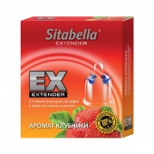 Стимулирующая насадка Sitabella Extender  Клубника - Sitabella - купить с доставкой в Ессентуках