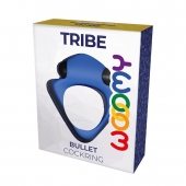 Синее эрекционное кольцо Wooomy Tribeс с вибрацией - Adrien Lastic - в Ессентуках купить с доставкой