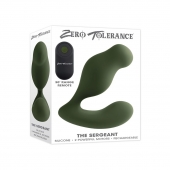 Вибромассажер простаты The Sergeant цвета хаки - Zero Tolerance - в Ессентуках купить с доставкой