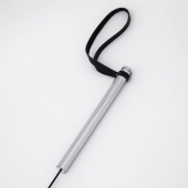 Черный стек с металлической ручкой - Crazy Handmade - купить с доставкой в Ессентуках