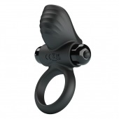Черное эрекционное кольцо с вибрацией Adrien - Baile - в Ессентуках купить с доставкой