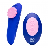 Синий вибратор в трусики с пультом ДУ Party - ROMP