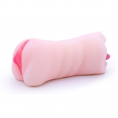 Телесный двусторонний мастурбатор - вагина и ротик - Boys of Toys - в Ессентуках купить с доставкой