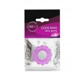 Лиловое эрекционное кольцо с 2 рядами стимулирующих шариков - Erowoman-Eroman - в Ессентуках купить с доставкой