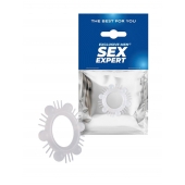 Эластичное эрекционное кольцо с шипиками и шариками - Sex Expert - в Ессентуках купить с доставкой