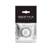 Эластичное эрекционное кольцо с длинными черными «ресничками» - Sextaz - в Ессентуках купить с доставкой