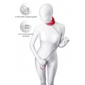 Красный ошейник с подкладкой из меха - ToyFa - купить с доставкой в Ессентуках