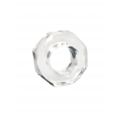 Прозрачное эрекционное кольцо в форме гайки - Sex Expert - в Ессентуках купить с доставкой