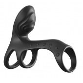 Черная насадка на пенис Ultimate Couples Cage Pro - Pipedream - в Ессентуках купить с доставкой