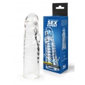 Прозрачная закрытая насадка на член - 15 см. - Sex Expert - в Ессентуках купить с доставкой