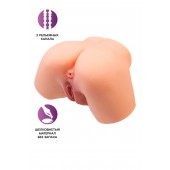 Телесный реалистичный мастурбатор-полуторс с 2 любовными входами - No Name - в Ессентуках купить с доставкой