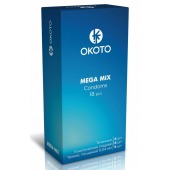 Презервативы OKOTO Mega Mix - 18 шт. - Sitabella - купить с доставкой в Ессентуках
