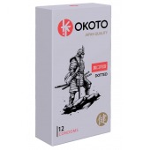 Точечные презервативы OKOTO Dotted - 12 шт. - Sitabella - купить с доставкой в Ессентуках