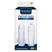 Набор из 2 прозрачных насадок на член Seductive Tickler Sleeves Set - NMC - в Ессентуках купить с доставкой