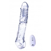 Прозрачная насадка-удлинитель Length Enhancer With Bullet с подхватом - 22,3 см. - NMC - в Ессентуках купить с доставкой