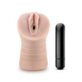 Телесный мастурбатор-вагина Ayumi с вибрацией - Blush Novelties - в Ессентуках купить с доставкой