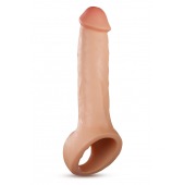 Телесная насадка-удлинитель Thrive 8.75 Inch Realistic Penis Extender Sleeve - 22,2 см. - Blush Novelties - в Ессентуках купить с доставкой