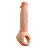 Телесная насадка-удлинитель Thrive 8.75 Inch Realistic Penis Extender Sleeve - 22,2 см. - Blush Novelties - в Ессентуках купить с доставкой