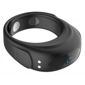 Черное эрекционное виброкольцо на ремешках - Boys of Toys - в Ессентуках купить с доставкой