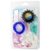 Набор из 3 эрекционных колец разного цвета и рельефа - Boys of Toys - в Ессентуках купить с доставкой