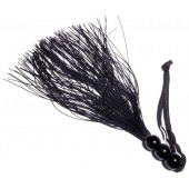 Черная силиконовая плетка - 25,4 см. - Boys of Toys - купить с доставкой в Ессентуках