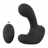 Черная анальная вибропробка с функцией расширения RC Butt Plug with 3 functions - Orion - в Ессентуках купить с доставкой