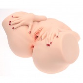 Телесный мастурбатор-полуторс Barbie - Naked Factory - в Ессентуках купить с доставкой