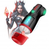 Интерактивный мастурбатор Raven с вакуумом, вибрацией и подсветкой - Shots Media BV - в Ессентуках купить с доставкой