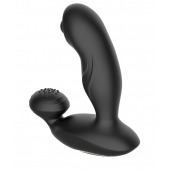 Черный вибромассажер простаты с вращающимся шариком - Secwell - в Ессентуках купить с доставкой