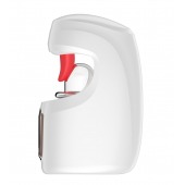 Белый мастурбатор с язычком и возвратно-поступательными движениями - Secwell - в Ессентуках купить с доставкой