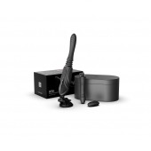 Черная секс-машина с функцией нагрева, насадками и присоской Sesh - Zalo - купить с доставкой в Ессентуках