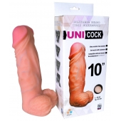 Фаллическая насадка Харнесс UNICOCK 10  - 25 см. - LOVETOY (А-Полимер) - купить с доставкой в Ессентуках