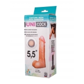 Фаллическая насадка Харнесс UNICOCK 5,5  - 17 см. - LOVETOY (А-Полимер) - купить с доставкой в Ессентуках