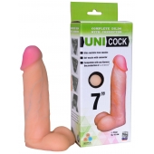 Фаллическая насадка Харнесс UNICOCK 7  - 19 см. - LOVETOY (А-Полимер) - купить с доставкой в Ессентуках
