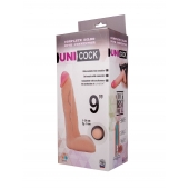 Фаллическая насадка Харнесс UNICOCK 9  - 24 см. - LOVETOY (А-Полимер) - купить с доставкой в Ессентуках