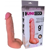 Фаллическая насадка Харнесс UNICOCK 9  - 24 см. - LOVETOY (А-Полимер) - купить с доставкой в Ессентуках