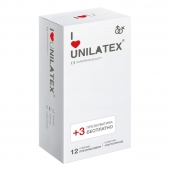 Ультратонкие презервативы Unilatex Ultra Thin - 12 шт. + 3 шт. в подарок - Unilatex - купить с доставкой в Ессентуках