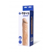 Насадка с ярко выраженной головкой и рельефным стволом - 19 см. - A-toys - в Ессентуках купить с доставкой