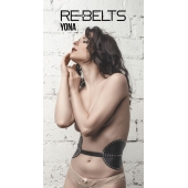 Пояс с клёпками Yona Black - Rebelts - купить с доставкой в Ессентуках