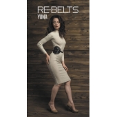Пояс с клёпками Yona Black - Rebelts - купить с доставкой в Ессентуках
