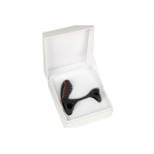 Чёрная насадка на фаллос Gladiator + LRS  с трехкнопочным пультом управления - Adrien Lastic - в Ессентуках купить с доставкой