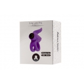 Эрекционное кольцо с подхватом мошонки и стимуляцией клитора Bullet Lastic Ring - Adrien Lastic - в Ессентуках купить с доставкой