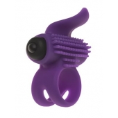 Эрекционное кольцо с подхватом мошонки и стимуляцией клитора Bullet Lastic Ring - Adrien Lastic - в Ессентуках купить с доставкой