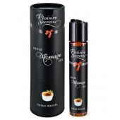 Массажное масло с ароматом крем брюле Huile de Massage Gourmande Creme Brulée - 59 мл. - Plaisir Secret - купить с доставкой в Ессентуках
