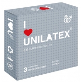 Презервативы с точками Unilatex Dotted - 3 шт. - Unilatex - купить с доставкой в Ессентуках